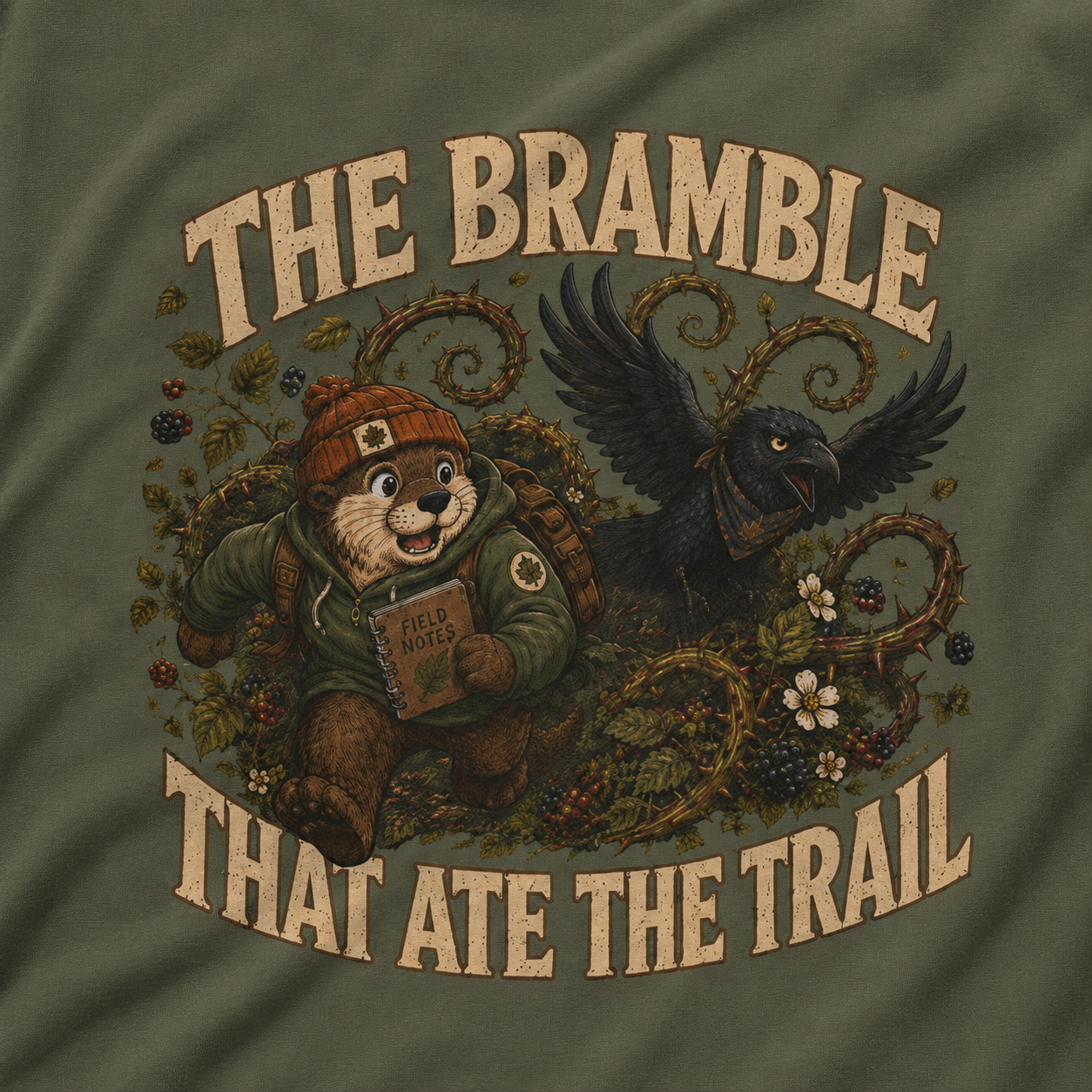 The Bramble That Ate the Trail Otto and Echo T‑Shirt