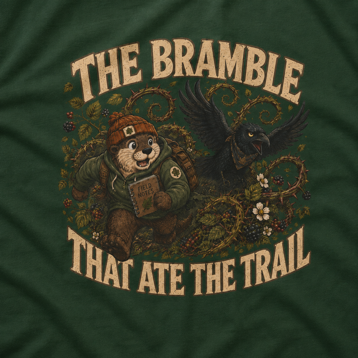 The Bramble That Ate the Trail Otto and Echo T‑Shirt