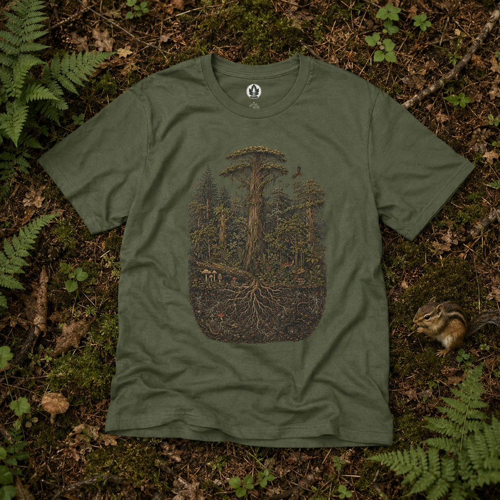 Full Forest Cross-Section T‑Shirt