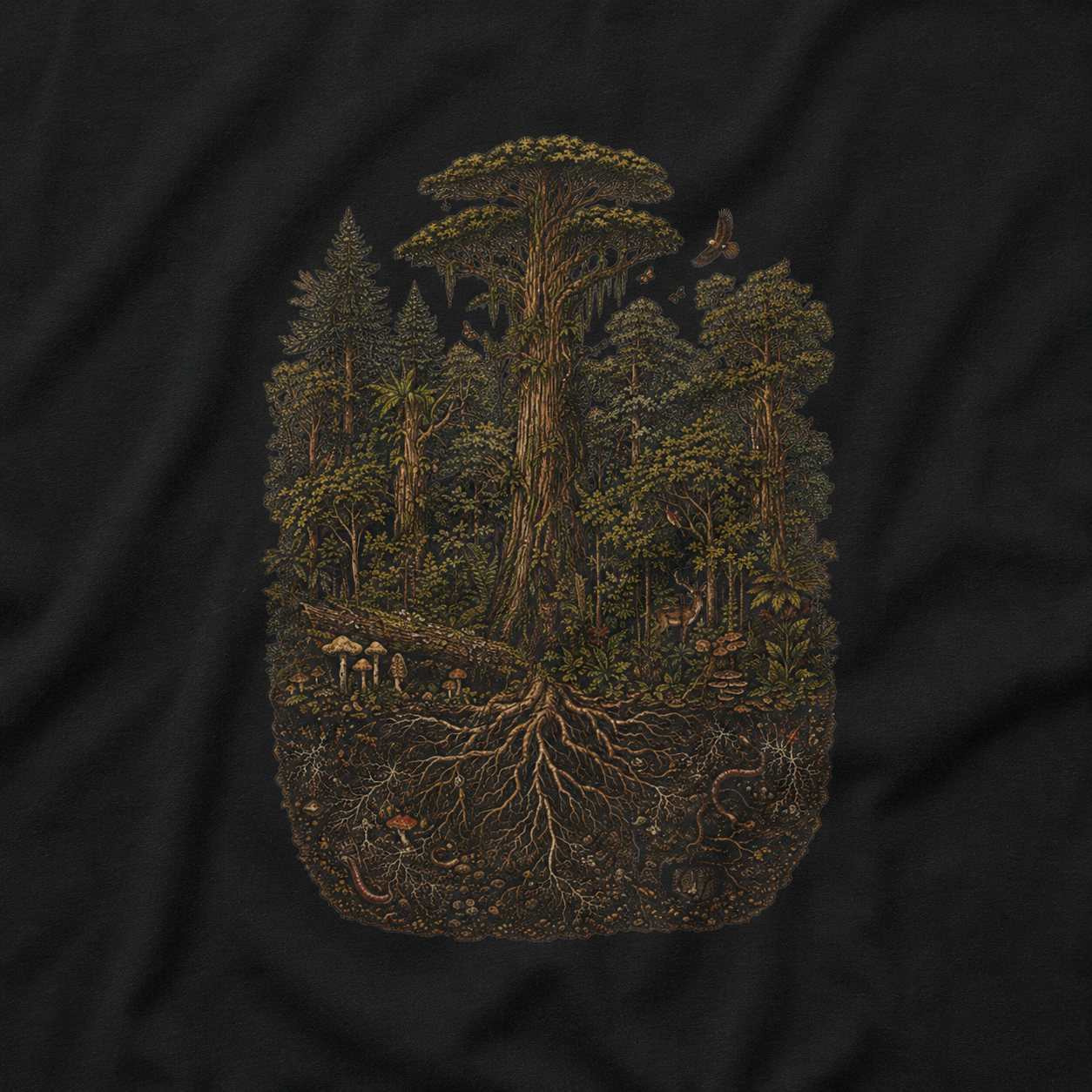 Full Forest Cross-Section T‑Shirt