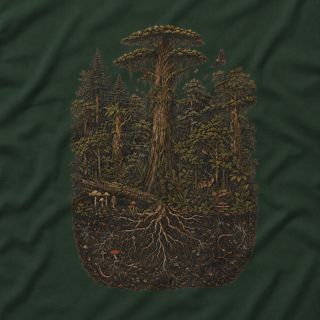 Full Forest Cross-Section T‑Shirt
