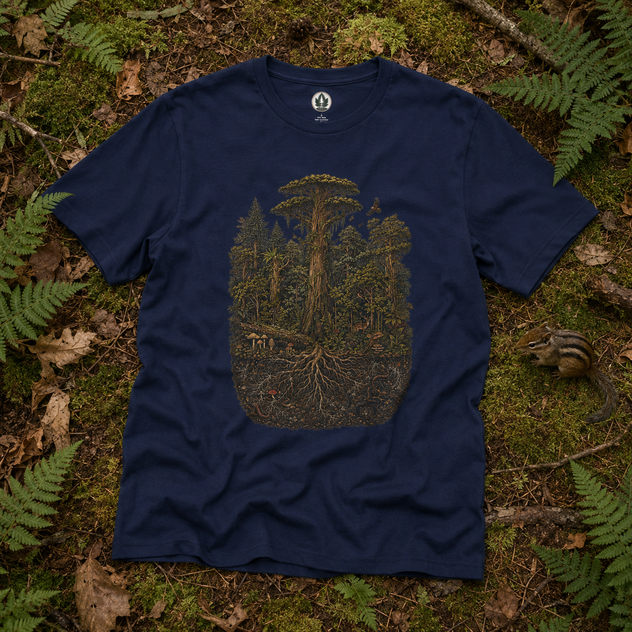 Full Forest Cross-Section T‑Shirt