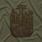 Full Forest Cross-Section T‑Shirt