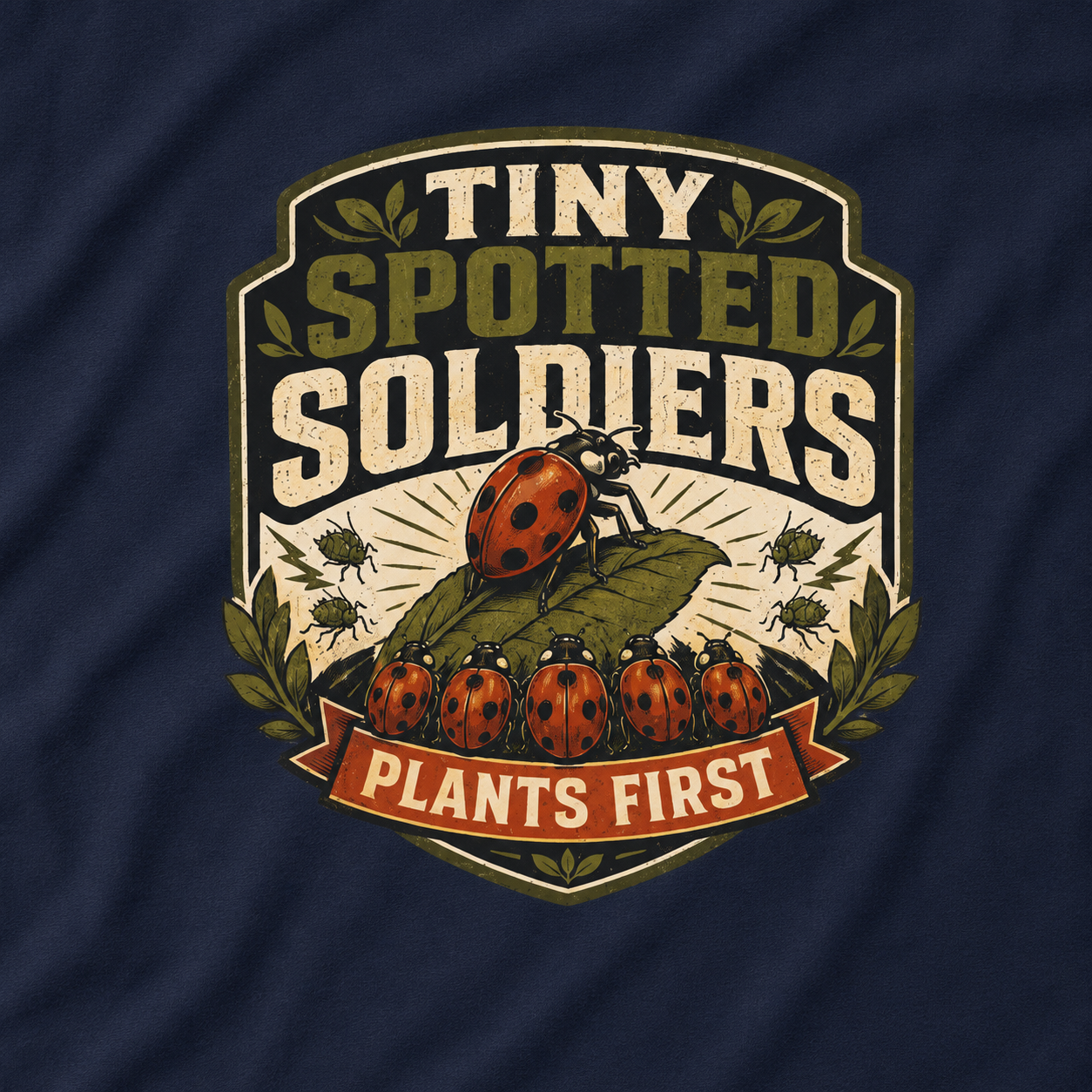Tiny Spotted Soldiers Plants First T‑Shirt