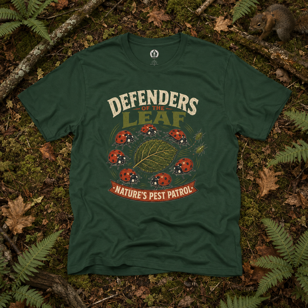 Defenders of the Leaf, Nature's Pest Patrol T‑Shirt
