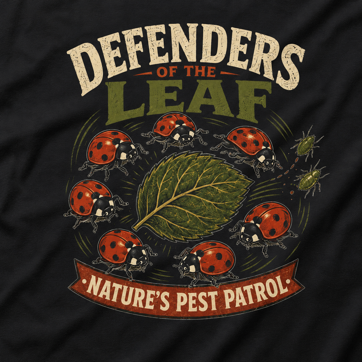 Defenders of the Leaf, Nature's Pest Patrol T‑Shirt