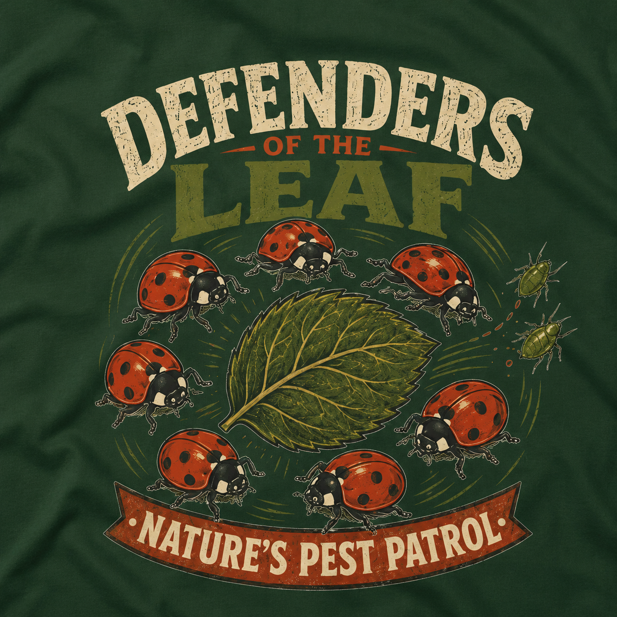 Defenders of the Leaf, Nature's Pest Patrol T‑Shirt