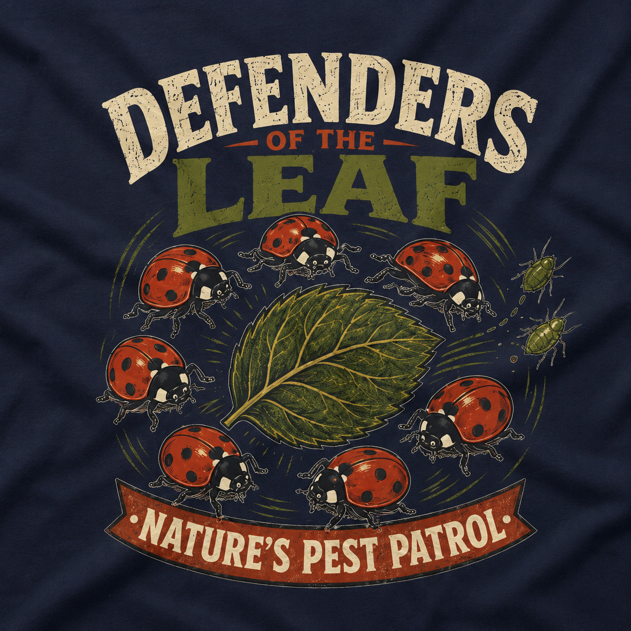 Defenders of the Leaf, Nature's Pest Patrol T‑Shirt
