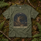 Still Growing, Still Judging Version One T‑Shirt (Part of the Trees are Ancient Collection)