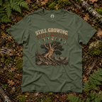 Still Growing, Still Judging Version Three T‑Shirt (Part of the Trees are Ancient Collection)