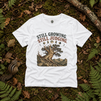 Still Growing, Still Judging Version Three T‑Shirt (Part of the Trees are Ancient Collection)