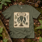 Latin Names Only. Masks Are Not Morphology. Alocasia amazonica, African Mask Plant T‑Shirt