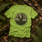 Copy of Pacific Northwest Tree T‑Shirt - "Ancient - Wild - Rooted" with Otto and Echo in the tree