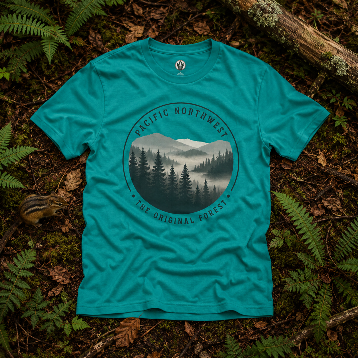 Pacific Northwest T‑Shirt — “The Original Forest” Tee