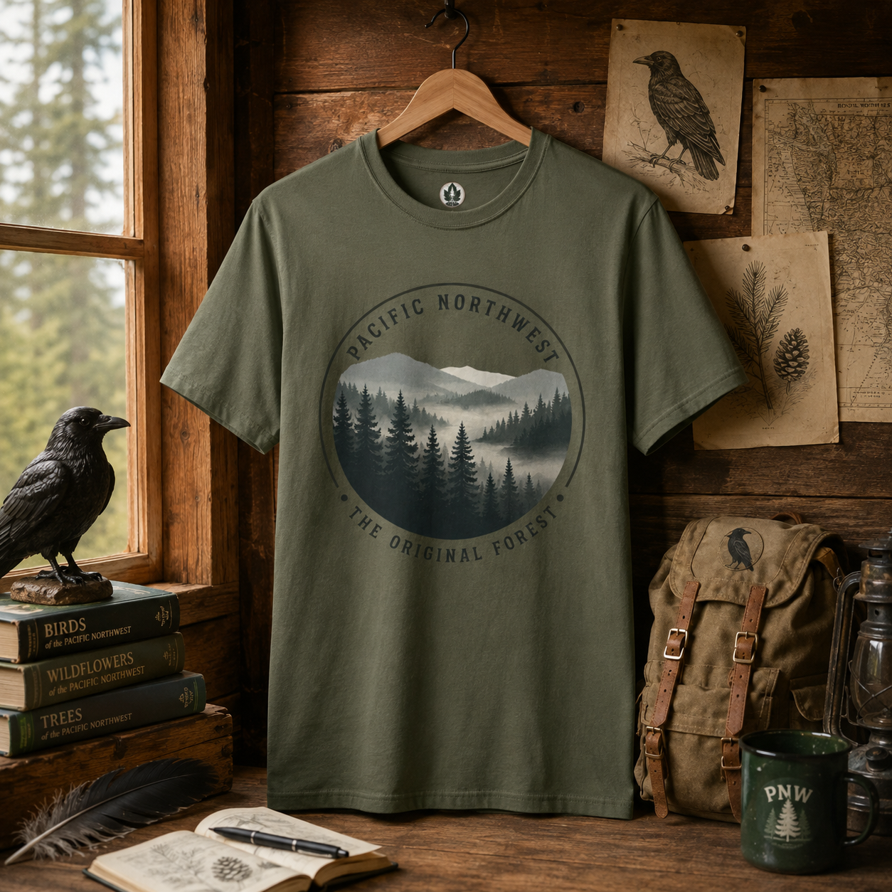 Pacific Northwest T‑Shirt — “The Original Forest” Tee