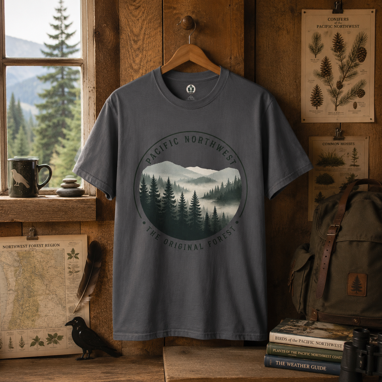 Pacific Northwest T‑Shirt — “The Original Forest” Tee