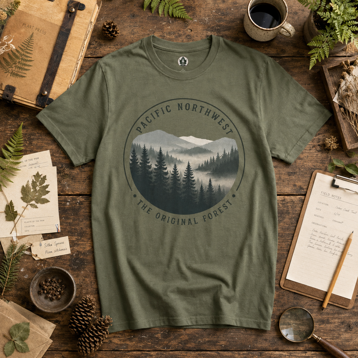 Pacific Northwest T‑Shirt — “The Original Forest” Tee