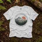 Pacific Northwest Mountain T‑Shirt — “Wild by Nature” Tee