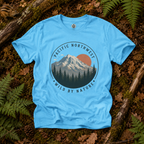 Pacific Northwest Mountain T‑Shirt — “Wild by Nature” Tee