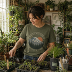 Pacific Northwest Mountain T‑Shirt — “Wild by Nature” Tee