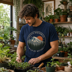 Pacific Northwest Mountain T‑Shirt — “Wild by Nature” Tee