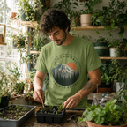 Pacific Northwest Mountain T‑Shirt — “Wild by Nature” Tee