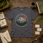 Pacific Northwest Mountain T‑Shirt — “Wild by Nature” Tee