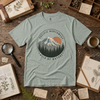 Pacific Northwest Mountain T‑Shirt — “Wild by Nature” Tee