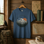 Pacific Northwest Mountain T‑Shirt — “Wild by Nature” Tee