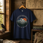 Pacific Northwest Mountain T‑Shirt — “Wild by Nature” Tee