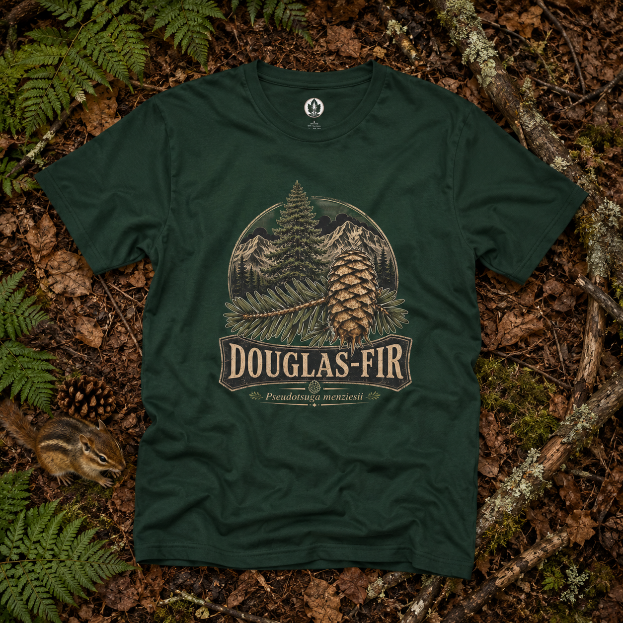 Douglas-Fir, Pseudotsuga menziesii T‑Shirt