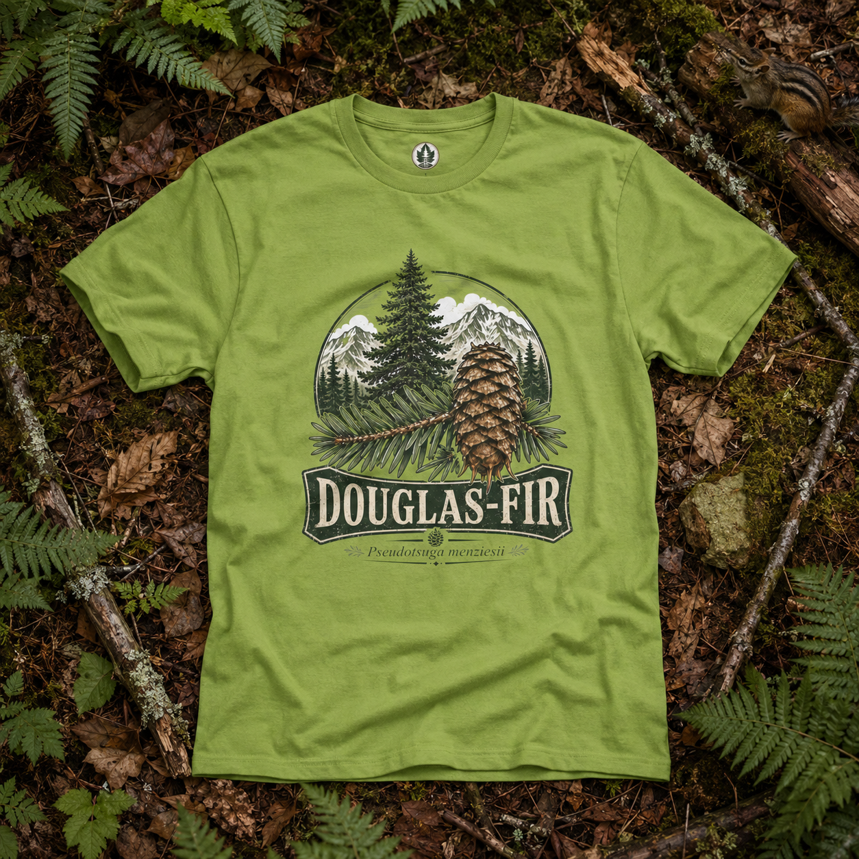 Douglas-Fir, Pseudotsuga menziesii T‑Shirt