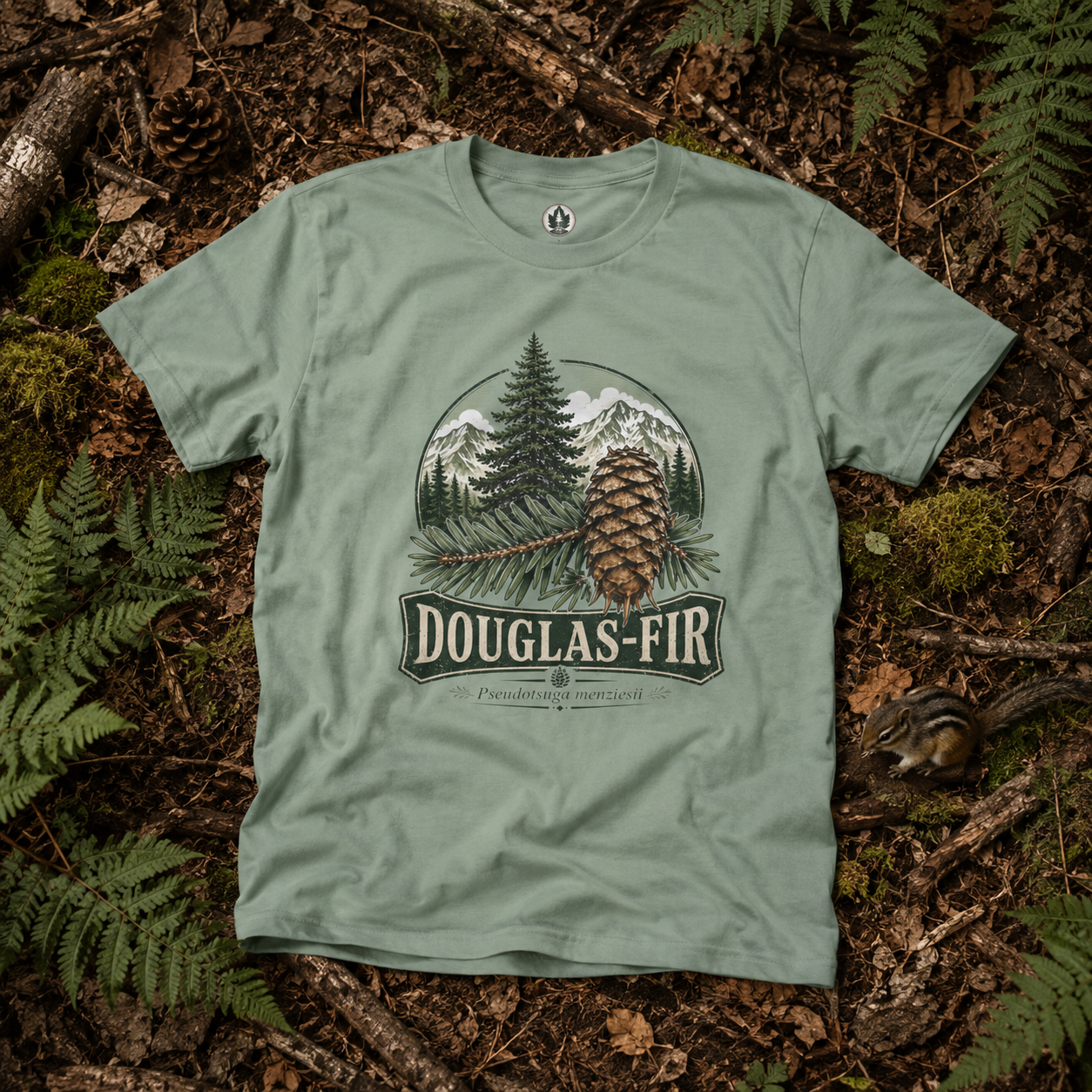 Douglas-Fir, Pseudotsuga menziesii T‑Shirt