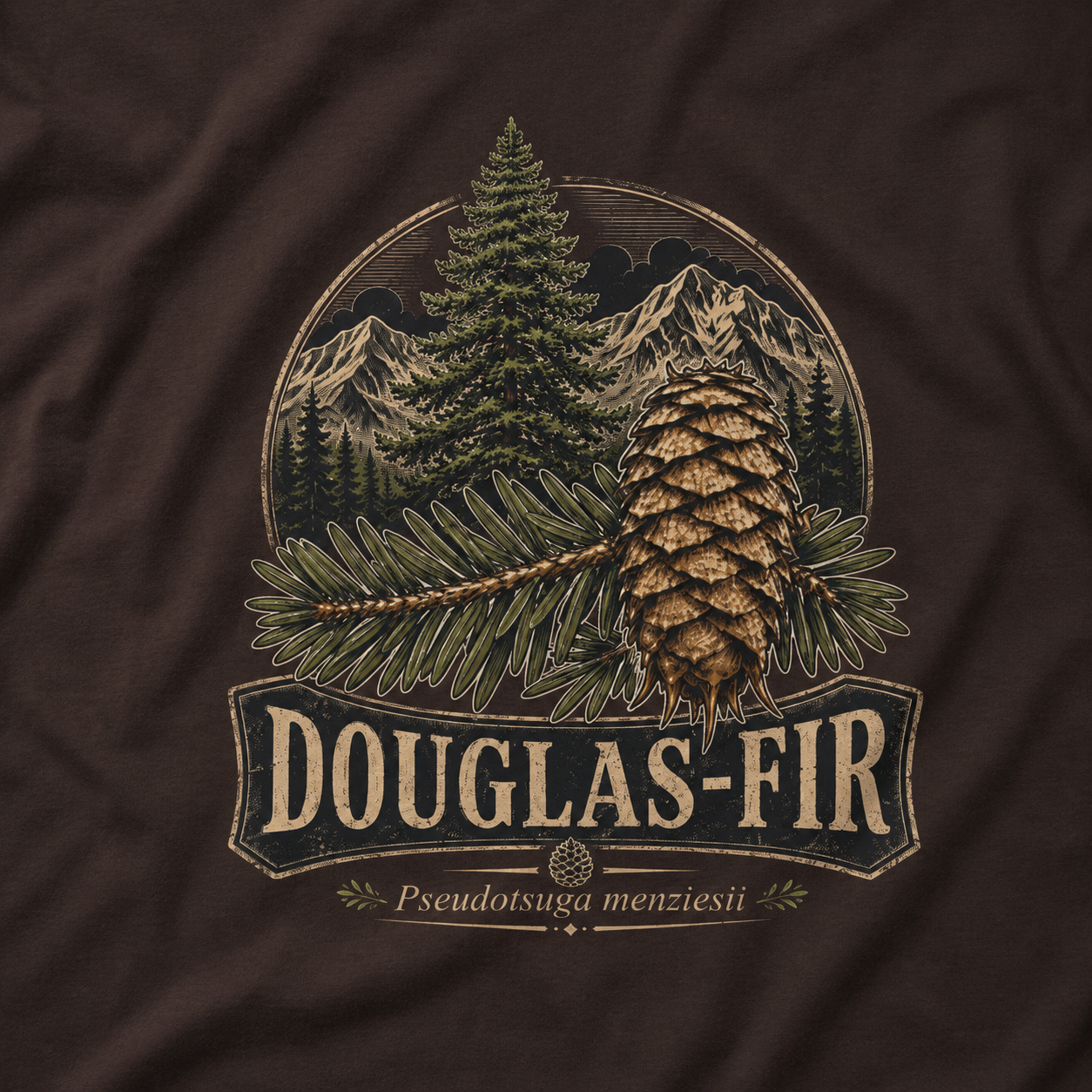 Douglas-Fir, Pseudotsuga menziesii T‑Shirt