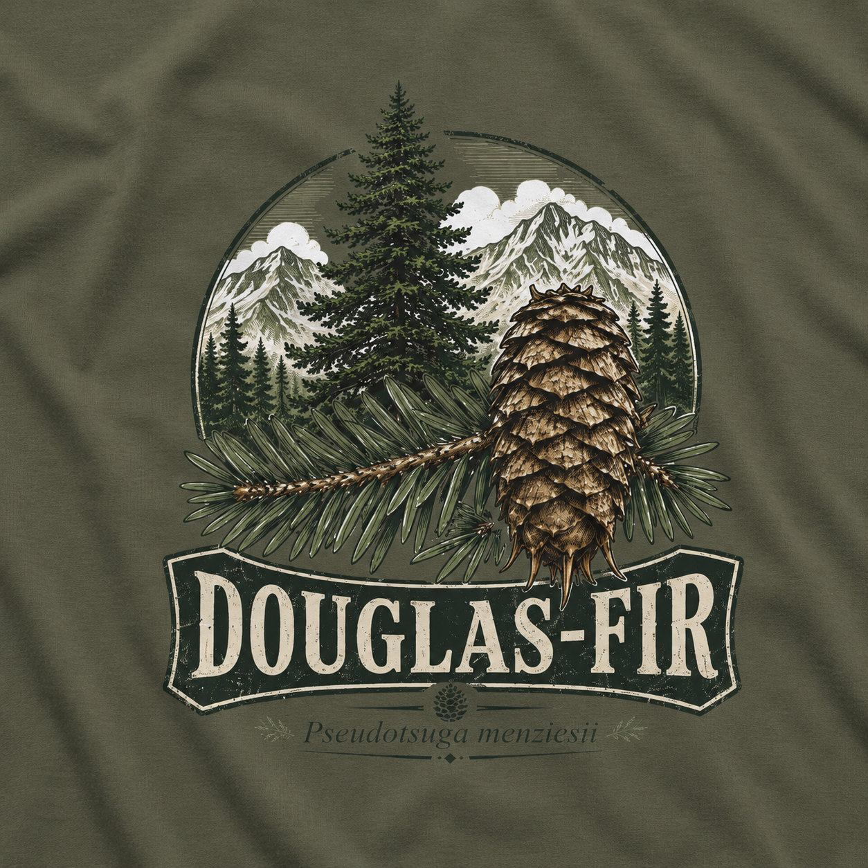 Douglas-Fir, Pseudotsuga menziesii T‑Shirt