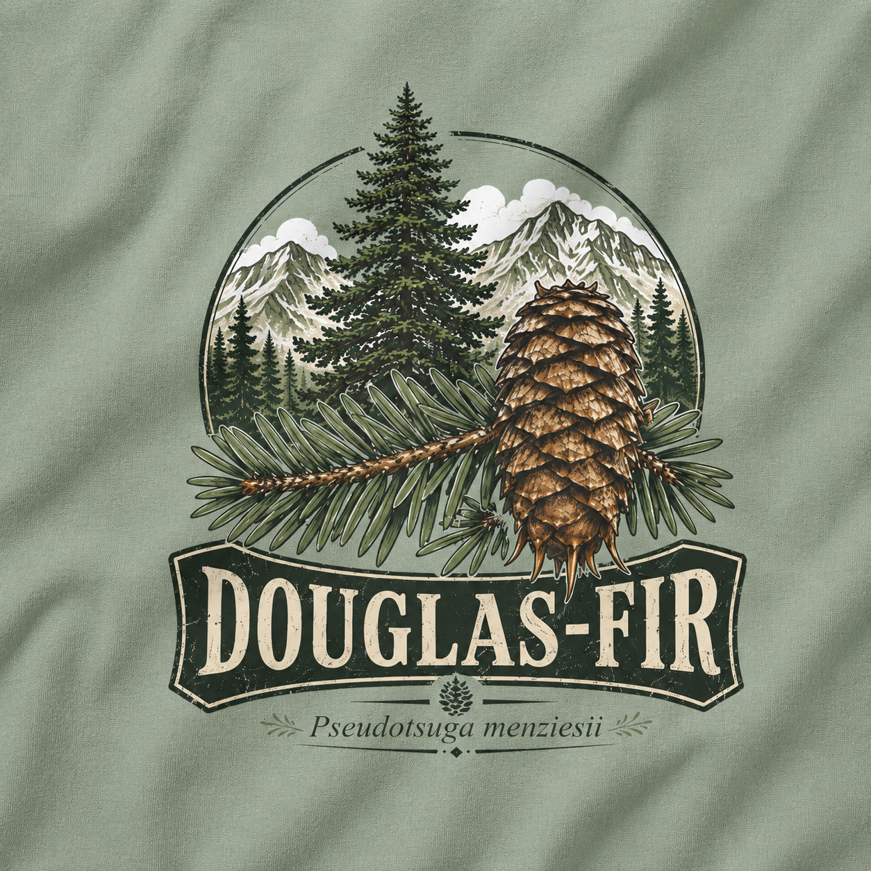 Douglas-Fir, Pseudotsuga menziesii T‑Shirt