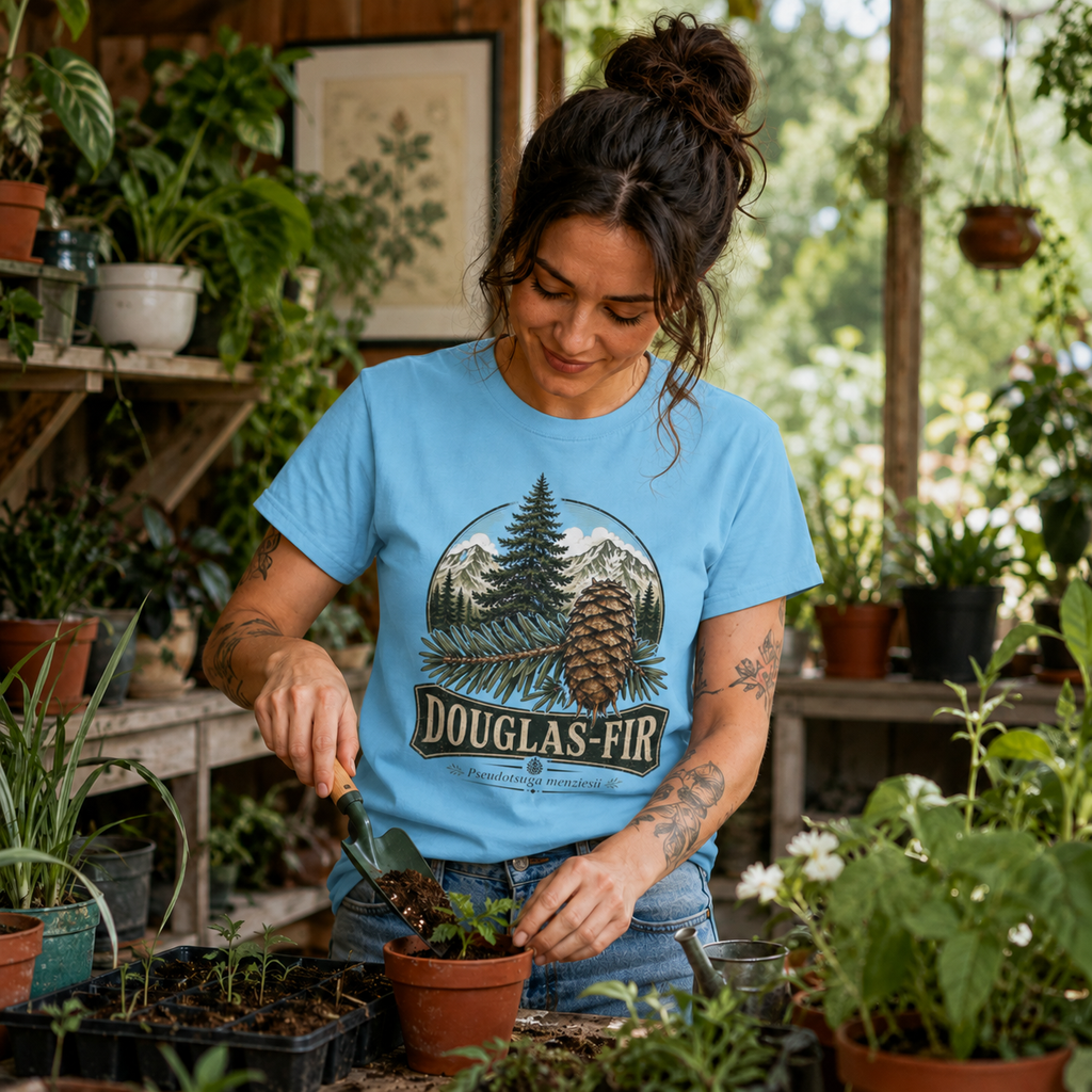 Douglas-Fir, Pseudotsuga menziesii T‑Shirt