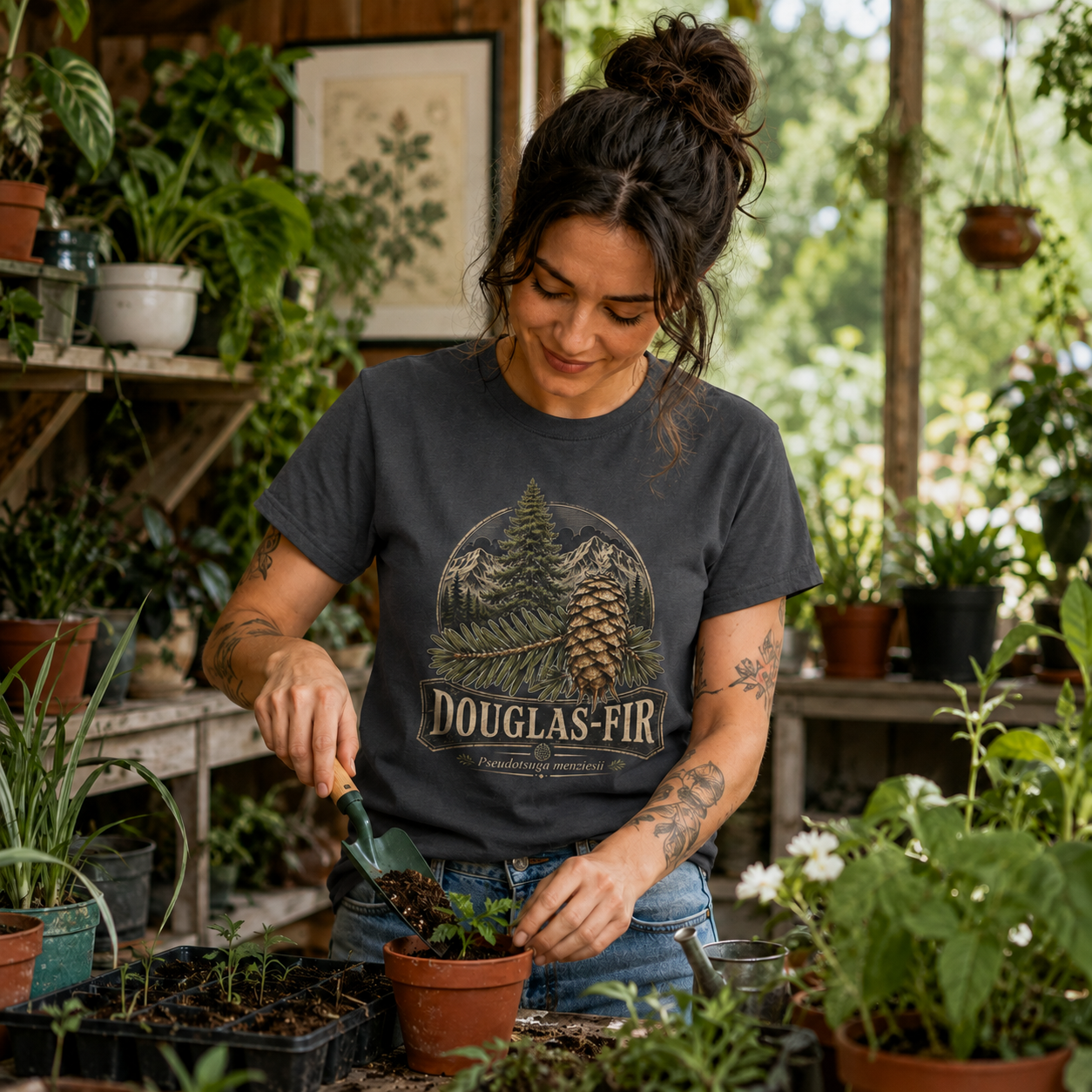 Douglas-Fir, Pseudotsuga menziesii T‑Shirt