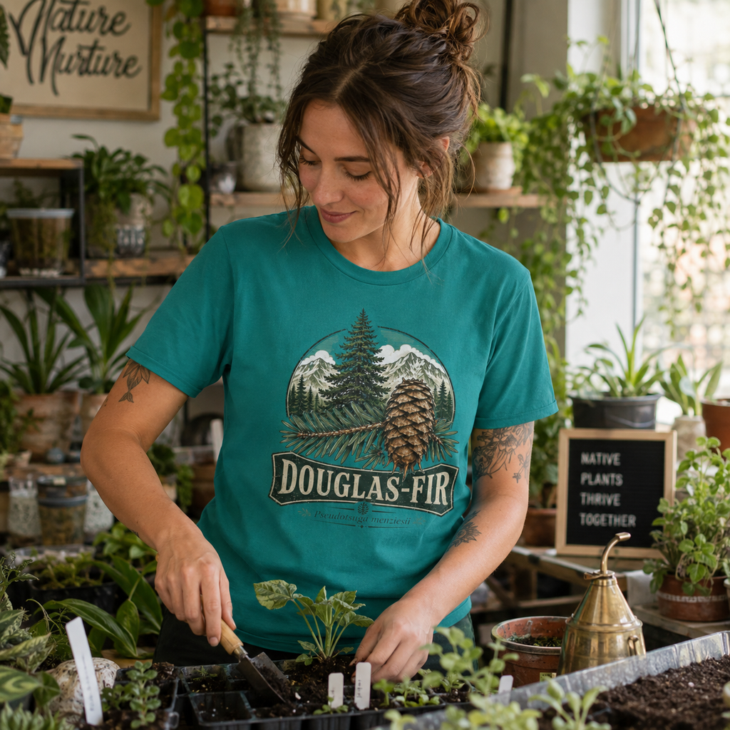 Douglas-Fir, Pseudotsuga menziesii T‑Shirt