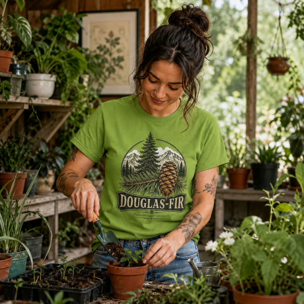Douglas-Fir, Pseudotsuga menziesii T‑Shirt