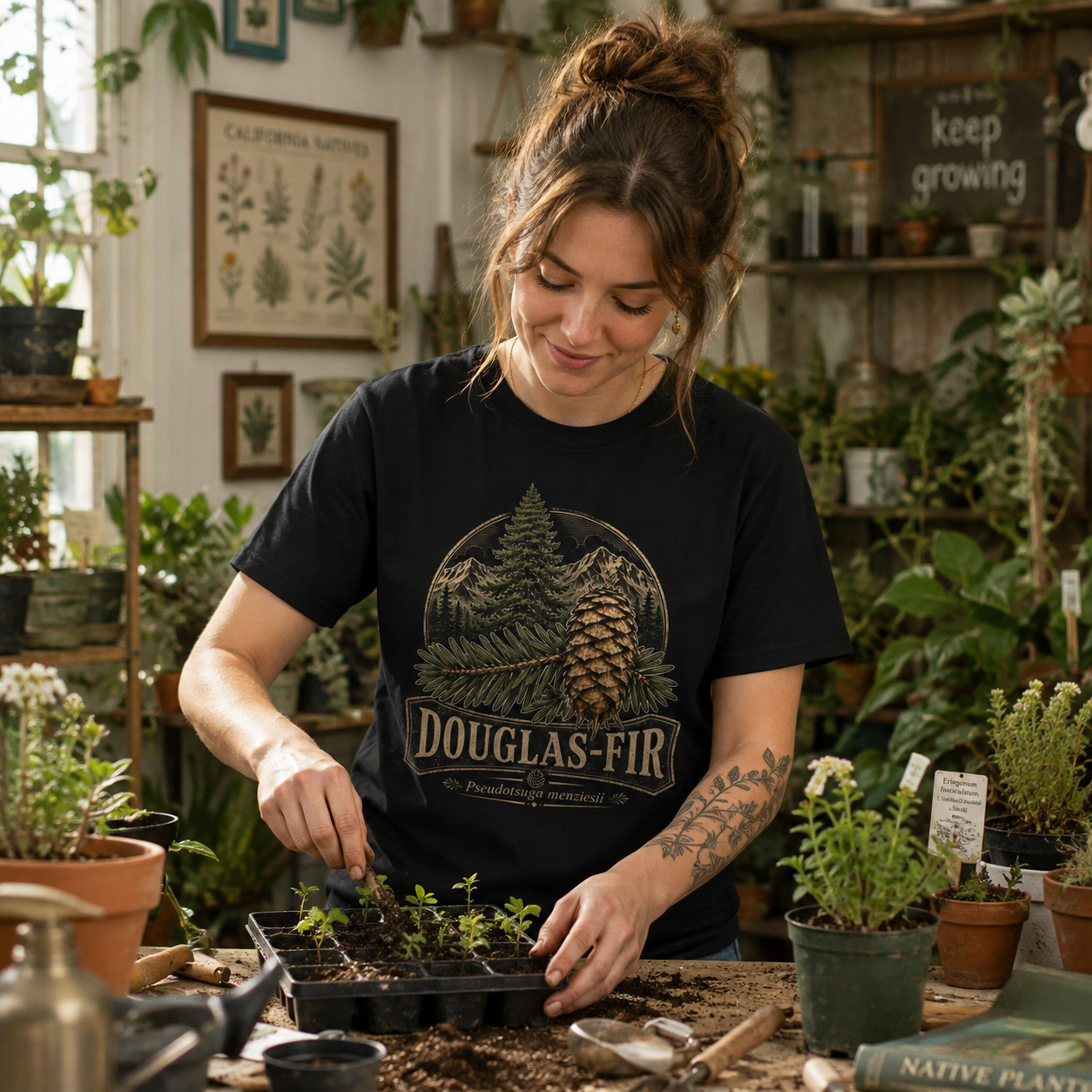 Douglas-Fir, Pseudotsuga menziesii T‑Shirt