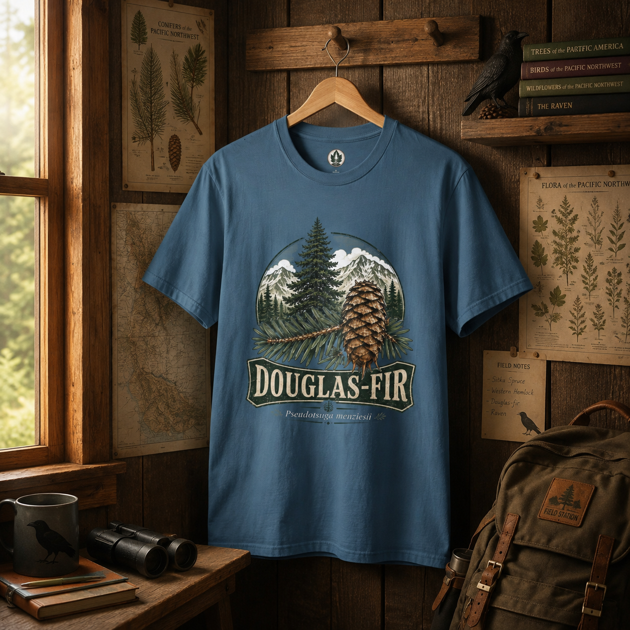 Douglas-Fir, Pseudotsuga menziesii T‑Shirt