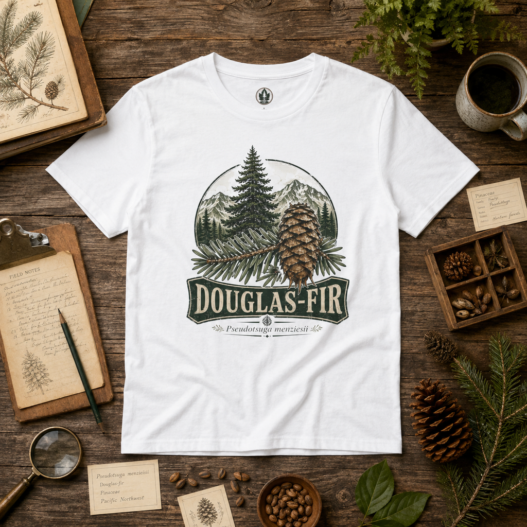 Douglas-Fir, Pseudotsuga menziesii T‑Shirt