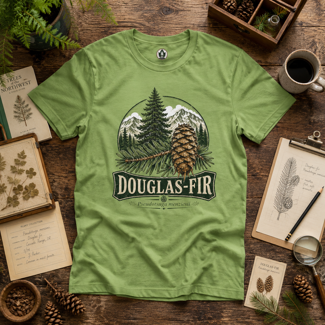 Douglas-Fir, Pseudotsuga menziesii T‑Shirt