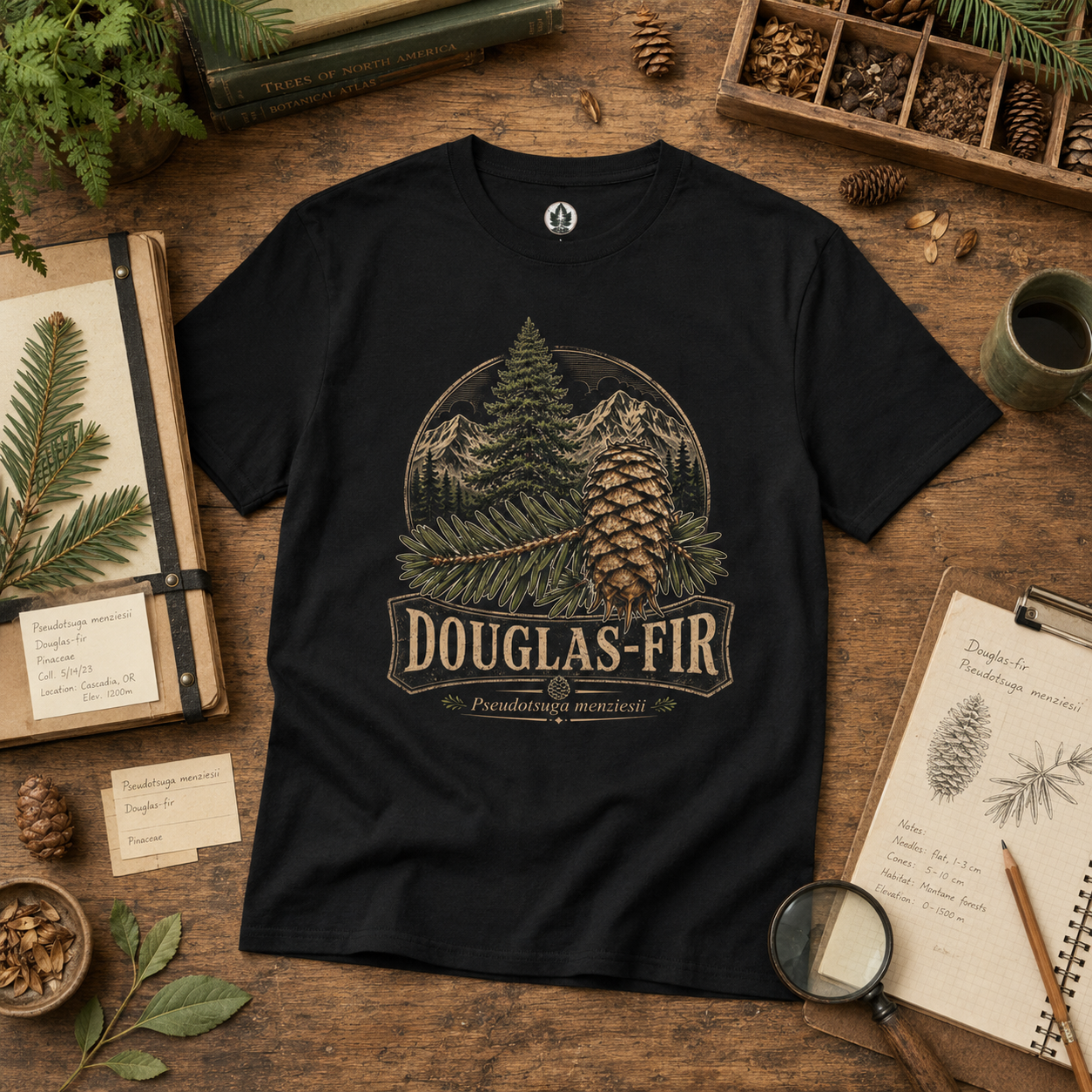Douglas-Fir, Pseudotsuga menziesii T‑Shirt
