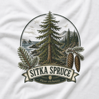 Sitka Spruce, Picea sitchensis T‑Shirt