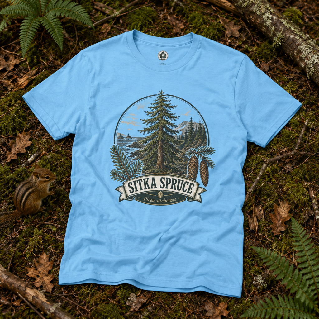 Sitka Spruce, Picea sitchensis T‑Shirt