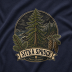 Sitka Spruce, Picea sitchensis T‑Shirt