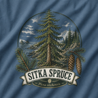 Sitka Spruce, Picea sitchensis T‑Shirt