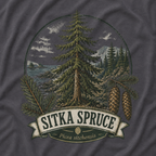 Sitka Spruce, Picea sitchensis T‑Shirt